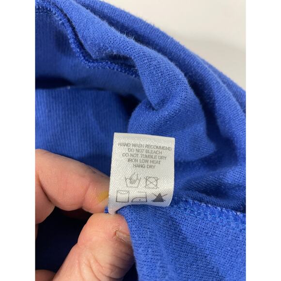 OHOO and Company Blue Hoodie Zippered Sweatshirt Jacket Size Large - Picture 7 of 7